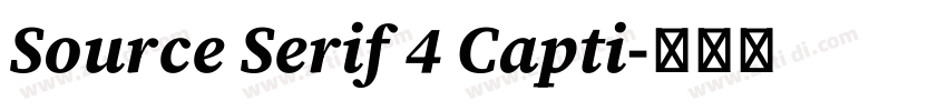 Source Serif 4 Capti字体转换